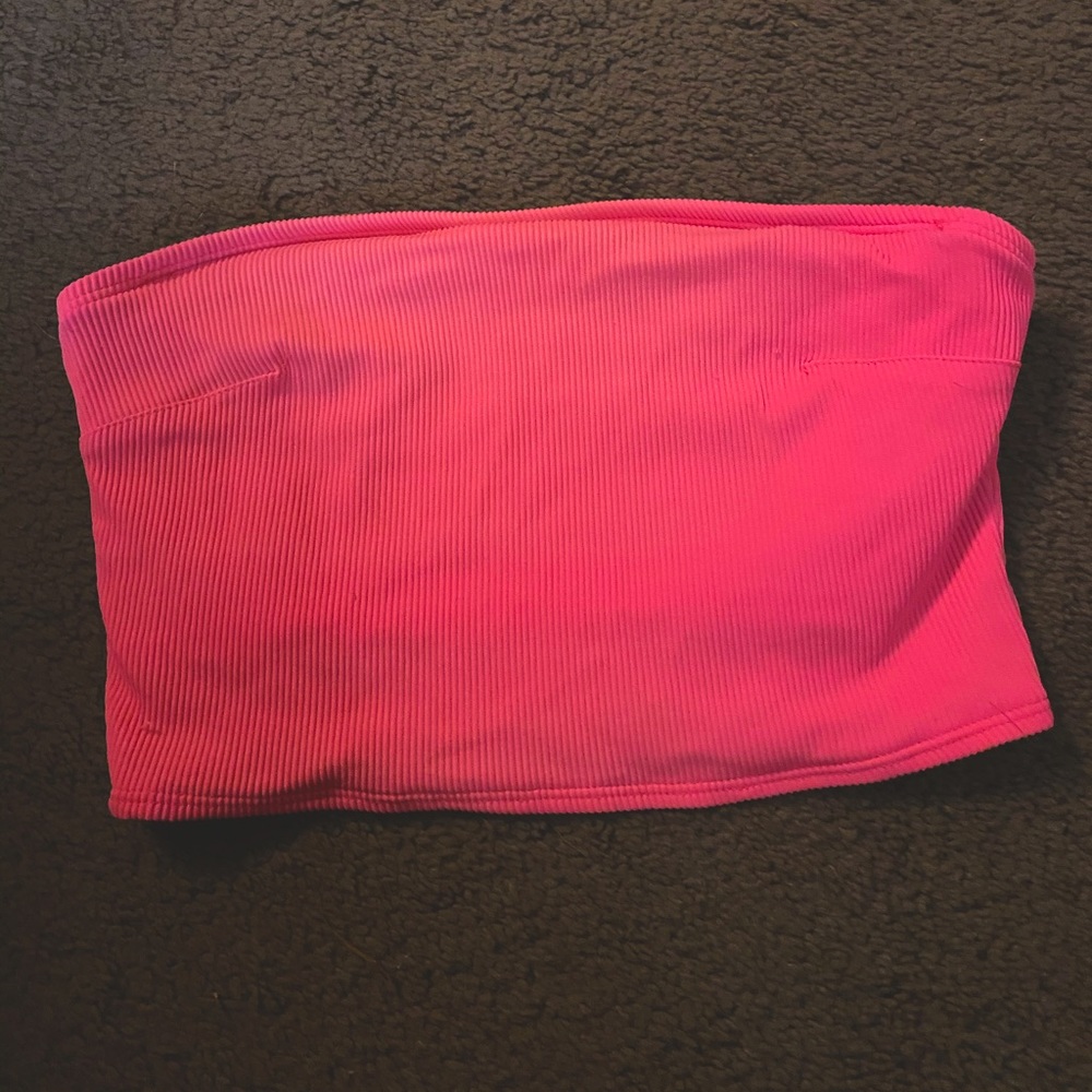 aerie pink bikini top